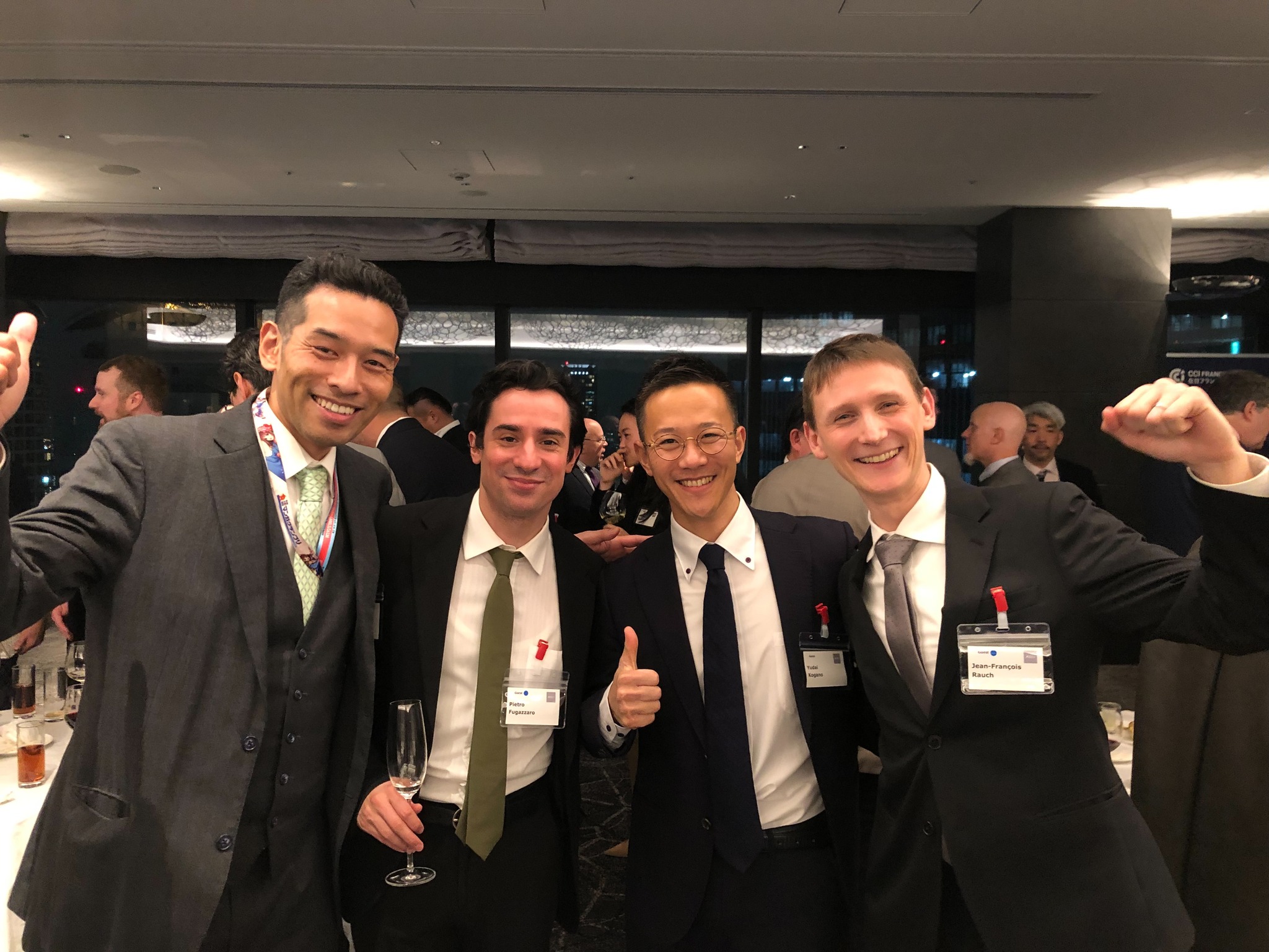 関西新年会在日フランス商工会議所とアメリカ商工会議所共催