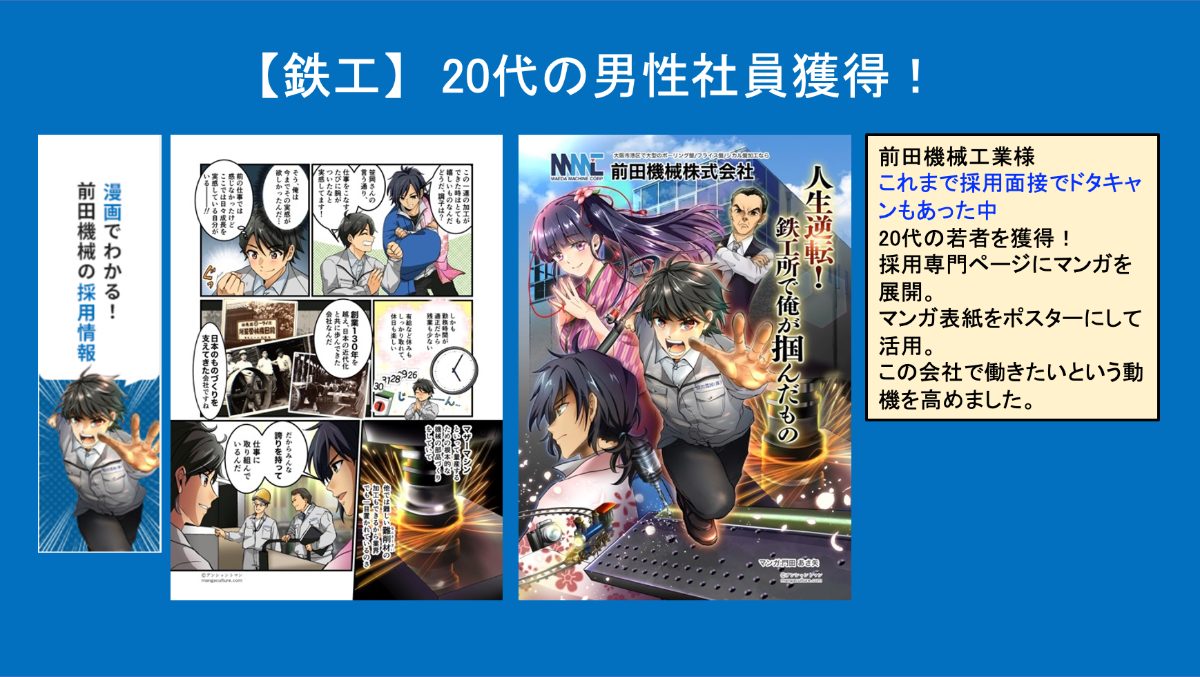 前田機械採用実績