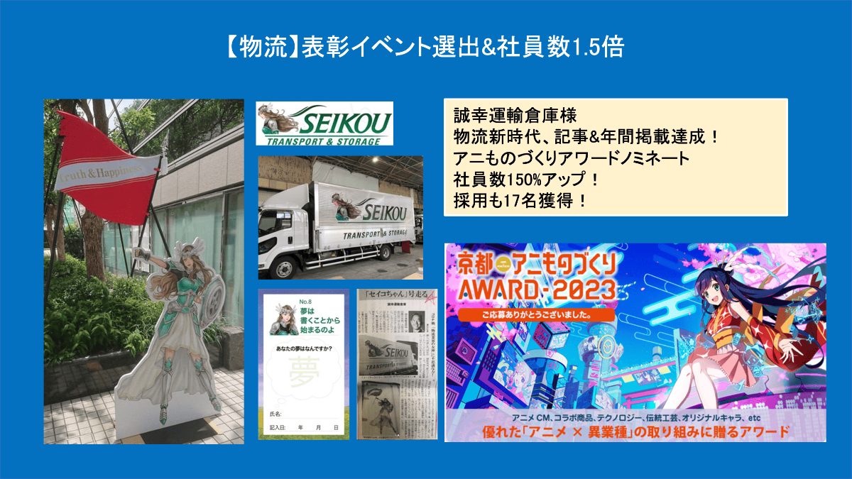 誠幸運輸倉庫採用実績