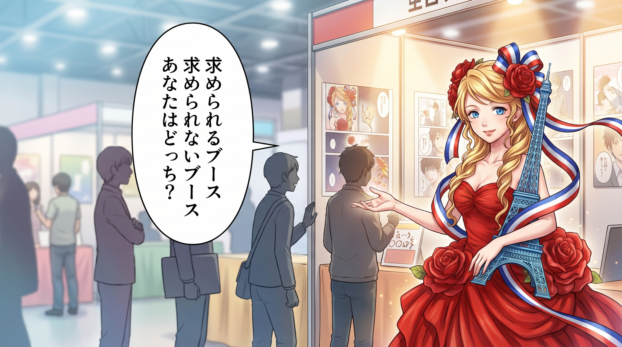 求められるブース・展示会マンガプロジェクト