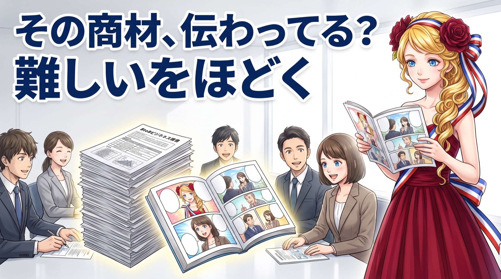 その商材、伝わっていますか?BtoBの難しいをほどくマンガ