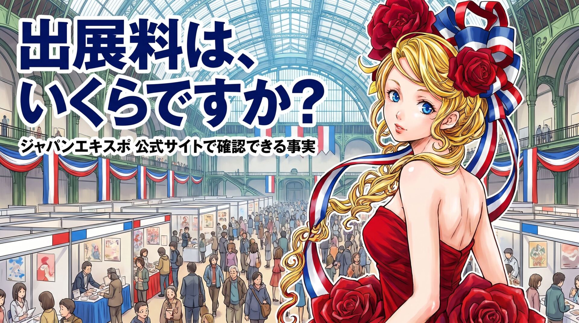 出展料は、いくらですか?ジャパンエキスポ 公式サイトで確認できる事実