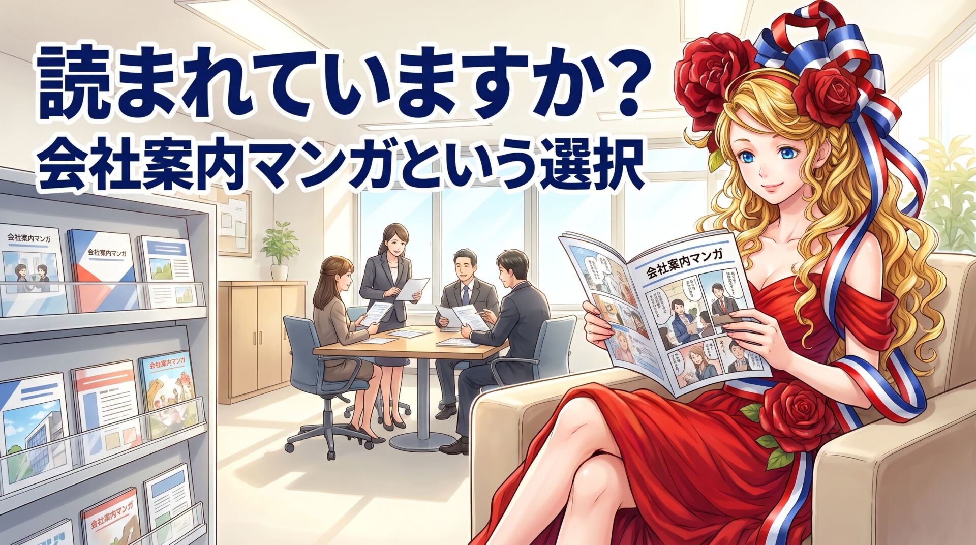読まれていますか? 会社案内マンガという選択