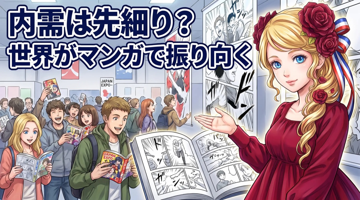 国内で頭打ち?マンガは世界で戦える国際マンガ