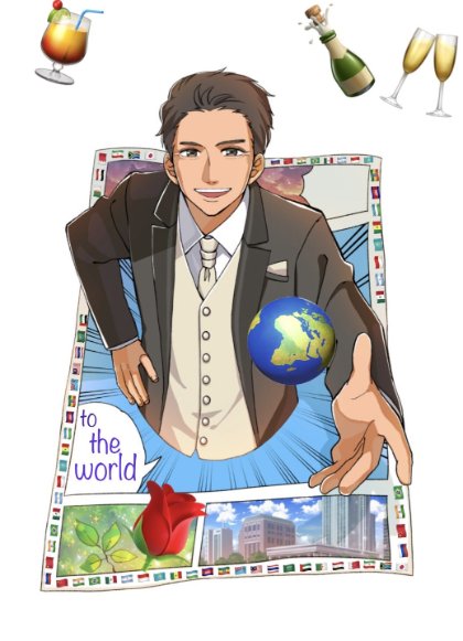松山秀俊 似顔絵