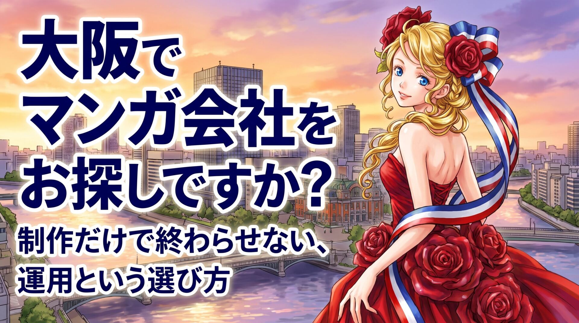 大阪でマンガ会社をお探しですか?制作だけで終わらせない、運用という選び方