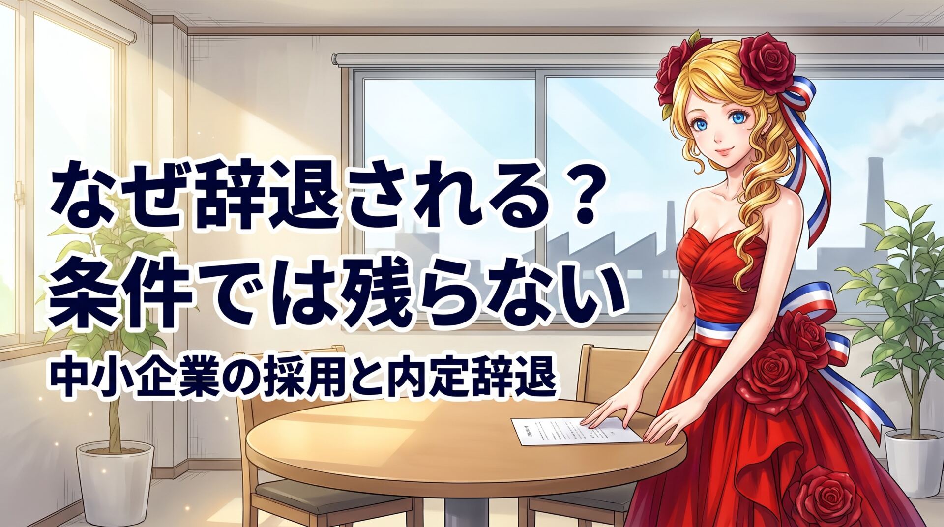 内定を出したのに、辞退される