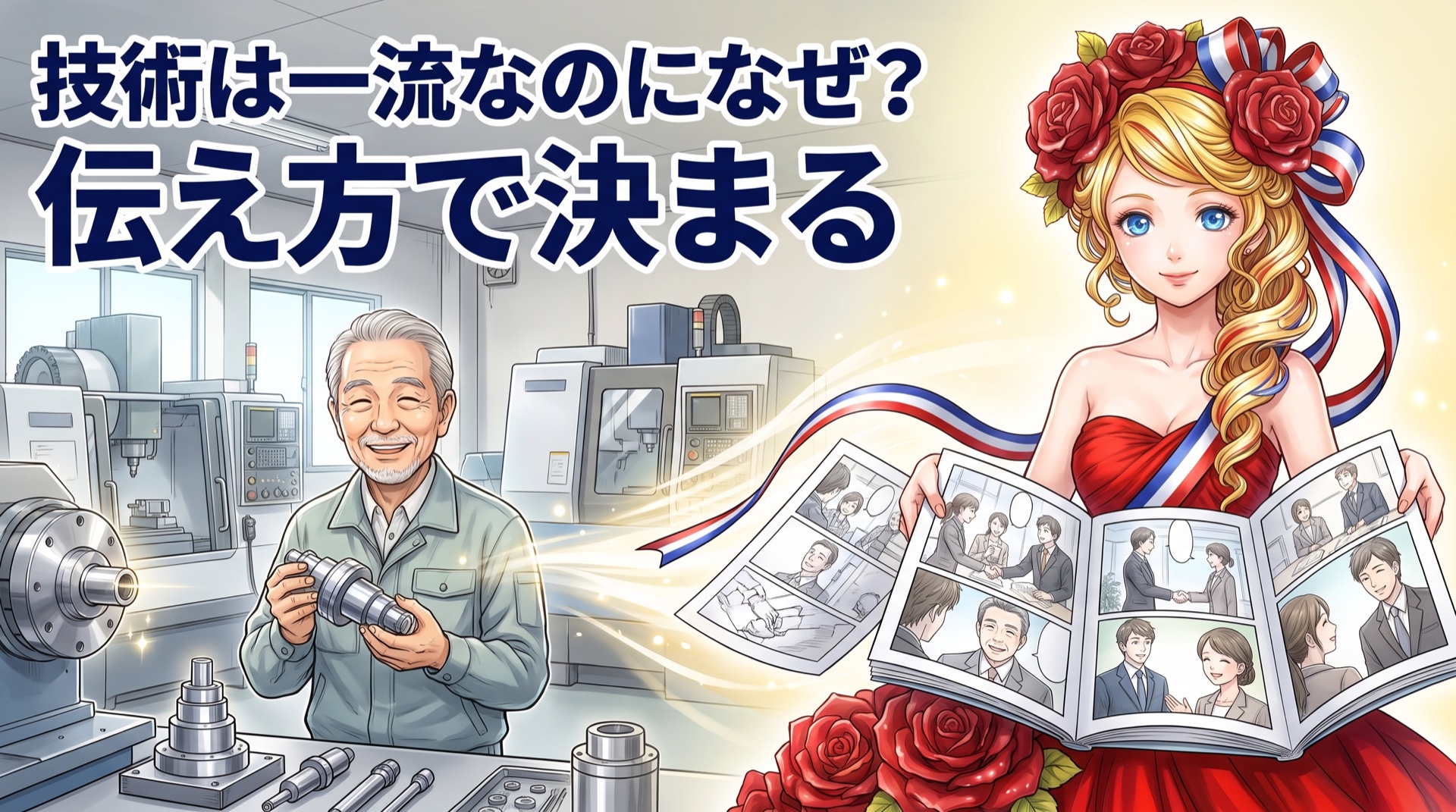 良い技術なのに選ばれない?製造業のブランディングは伝え方で決まる