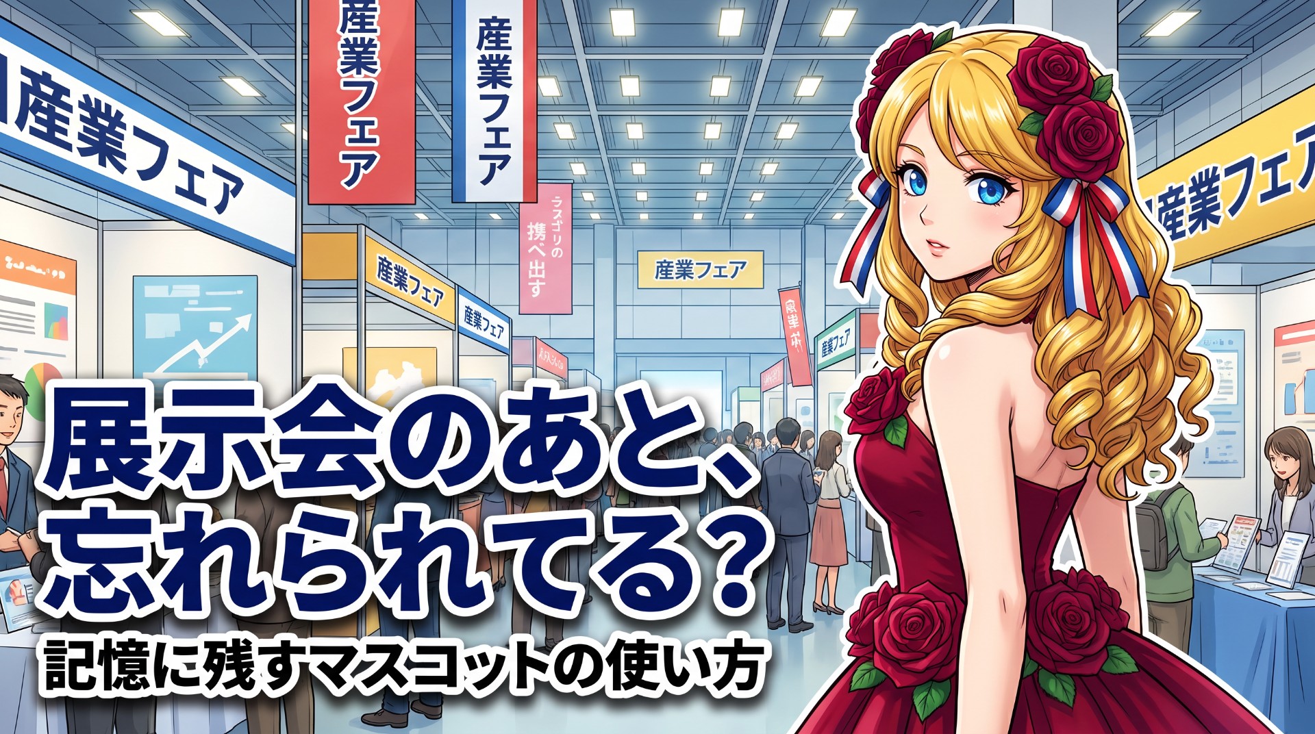 展示会のあと、忘れられてる? 記憶に残すマスコットの使い方