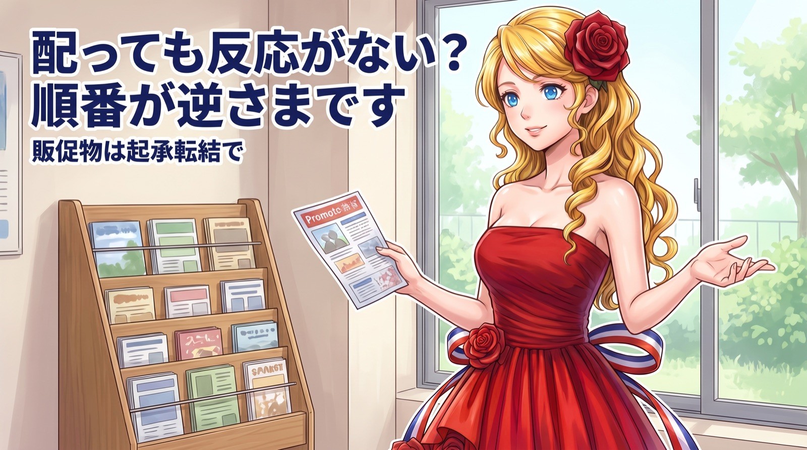その販促物、最後まで読まれていますか?人が動くのは、解決策ではなく「解決された未来」を見たときです