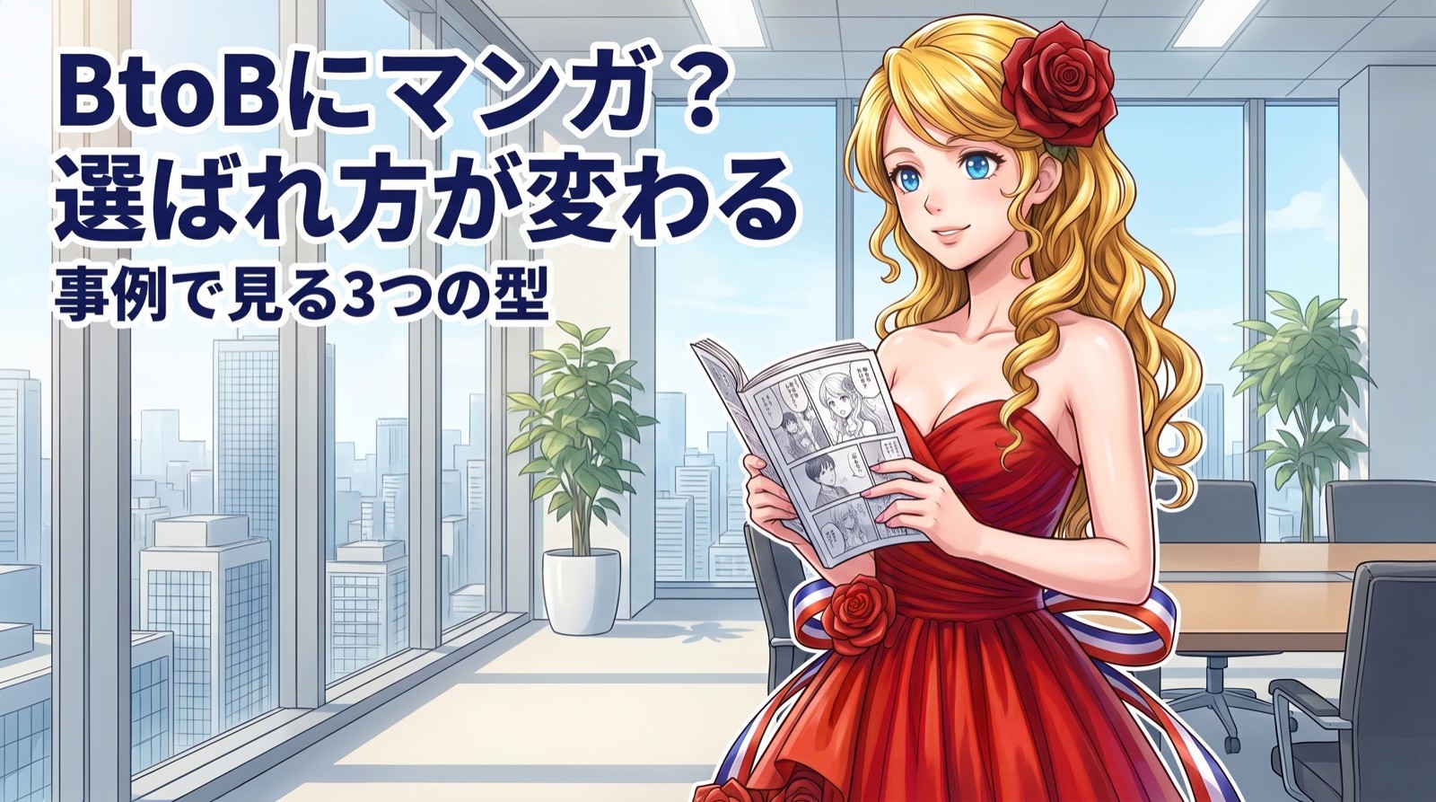 BtoBにマンガ?選ばれ方が変わる。事例で見る3つの型