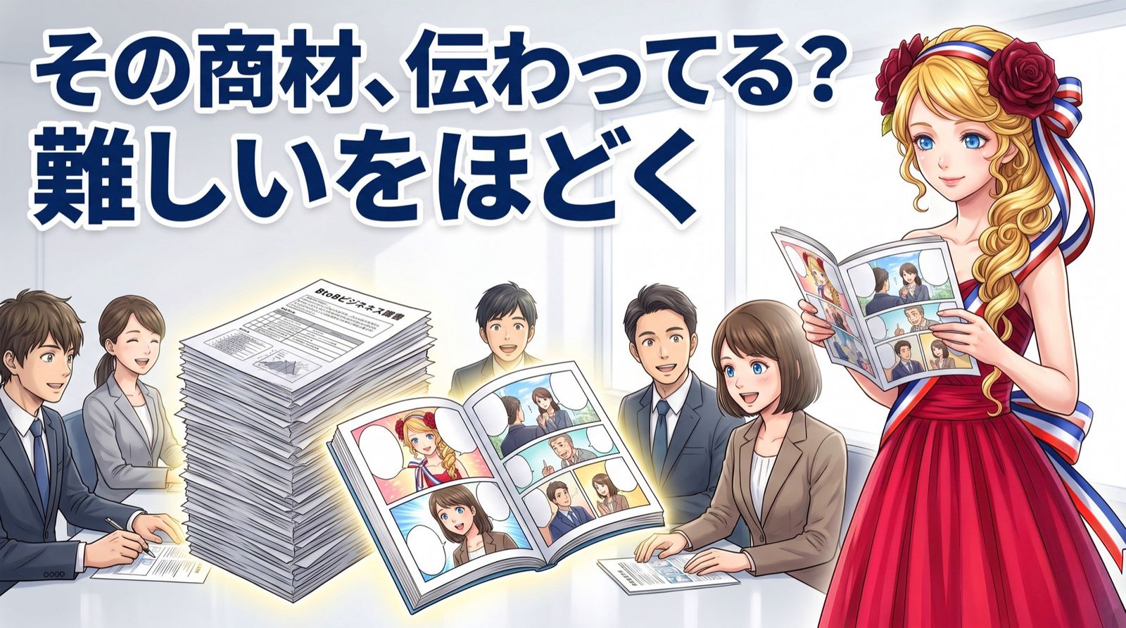 その商材、伝わっていますか？BtoBの難しいをほどくマンガ