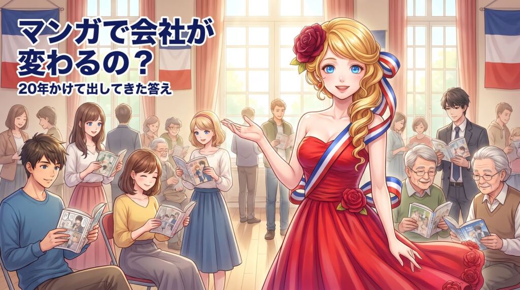 アンシャントマンの物語 マンガで会社が変わるの？に20年かけて出してきた答え