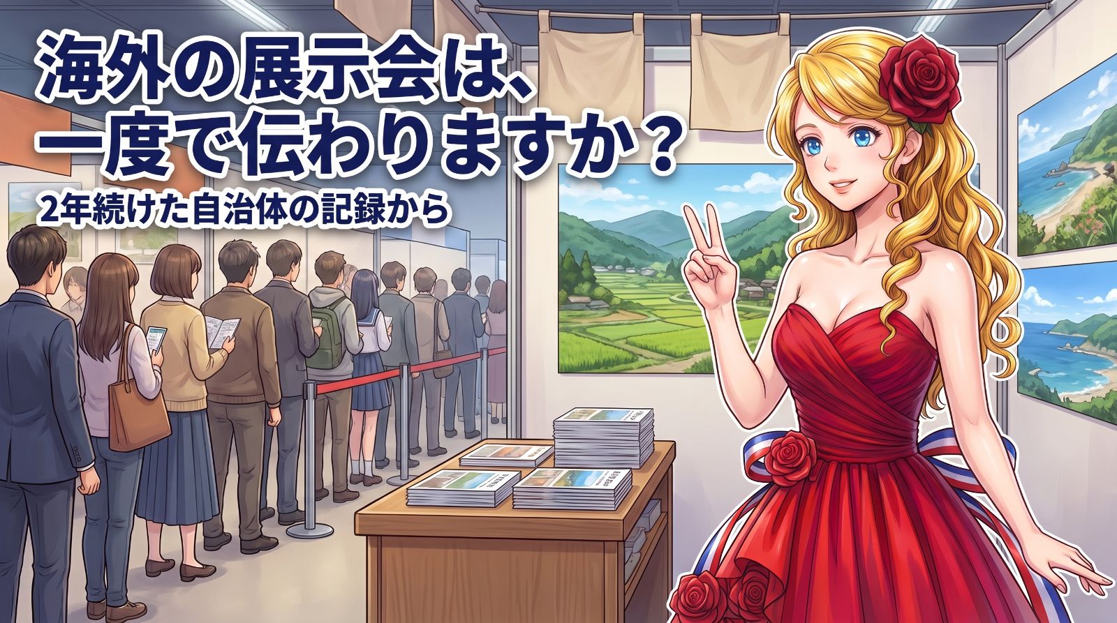 海外の展示会は、一度で伝わりますか？ 2年続けた自治体の記録から