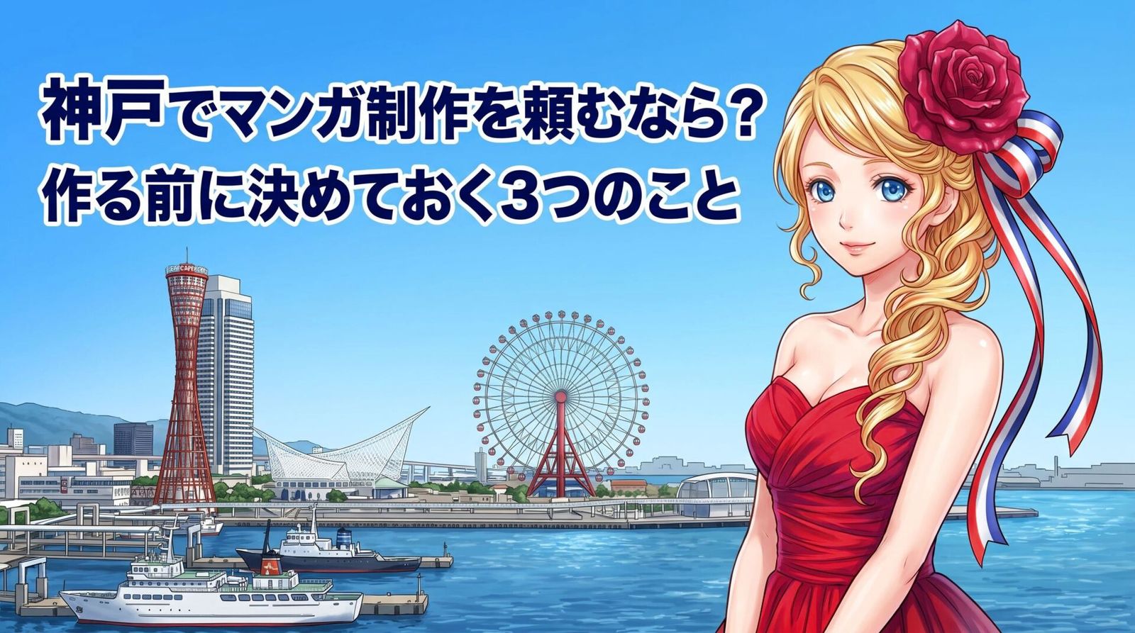 神戸でマンガ制作を頼むなら?作る前に決めておく3つのこと