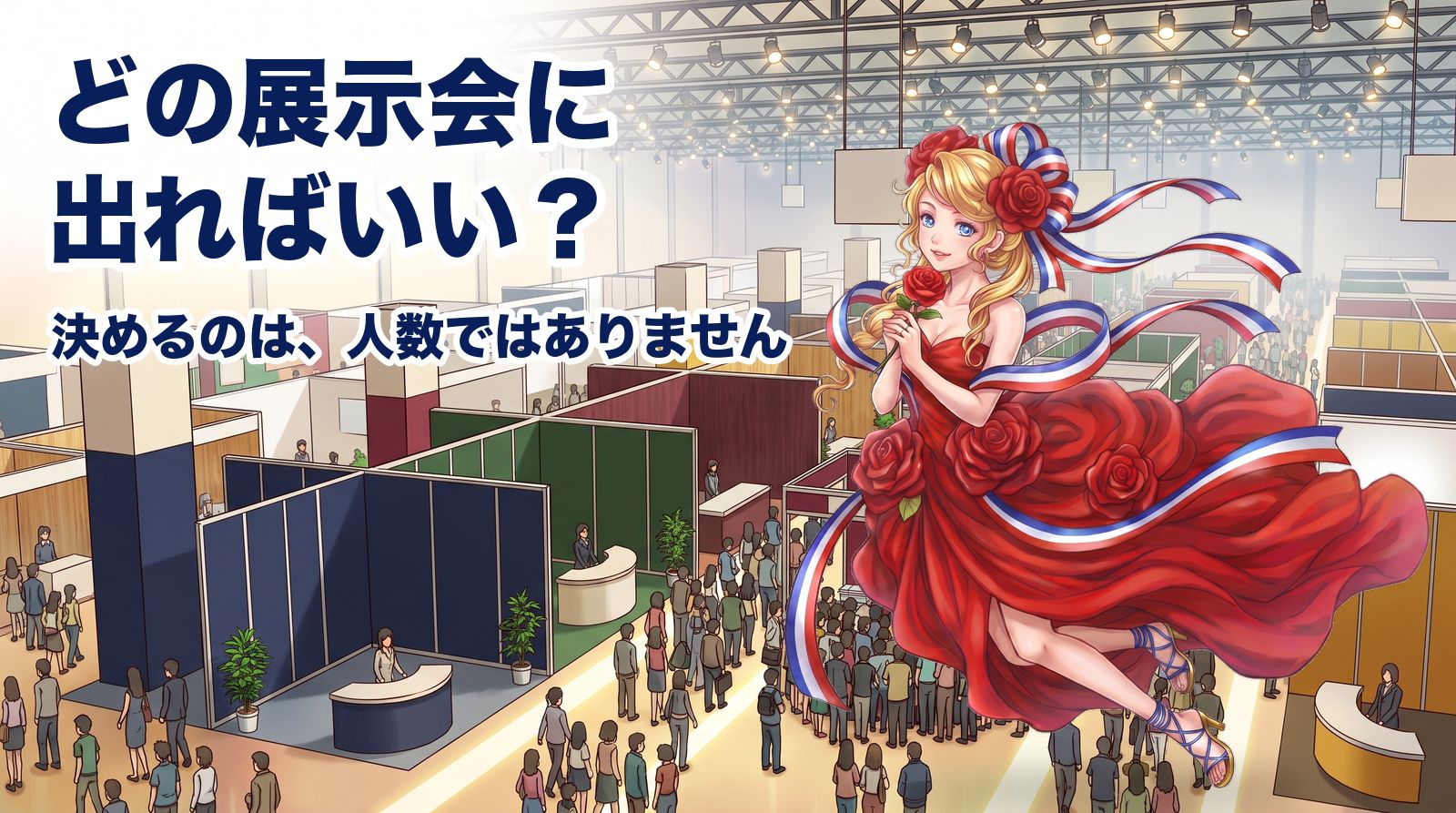 どの展示会に出ればいいか