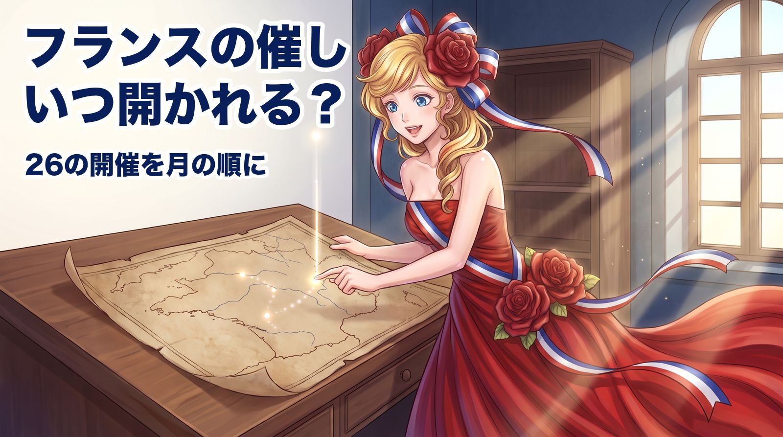 フランスと近隣国の日本文化の催しの開催カレンダー