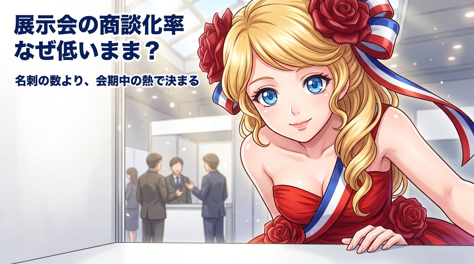 展示会の商談化率はなぜ上がらないのか