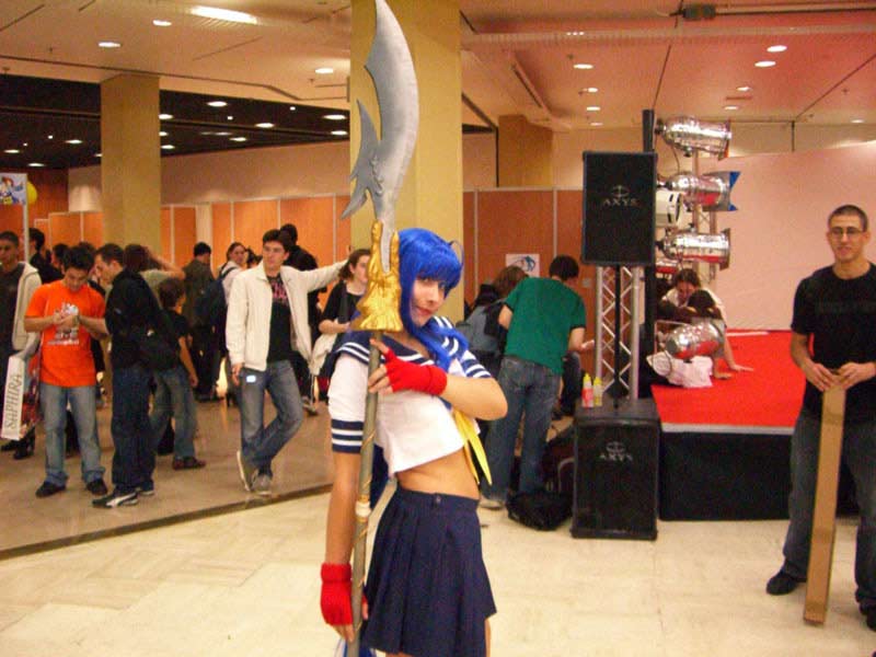 ステージ前のコスプレ
